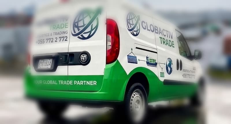 Globactiv Trade delivery van